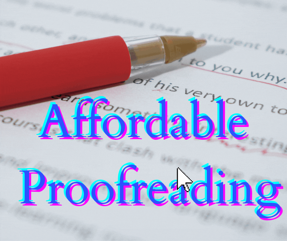 Proofreading for cheap